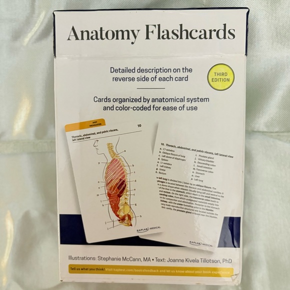 Kaplan Medical Flashcards - White & Navy Logo - Picture 4 of 5
